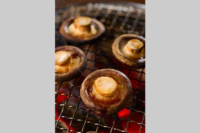 しいたけ（シズル写真）3