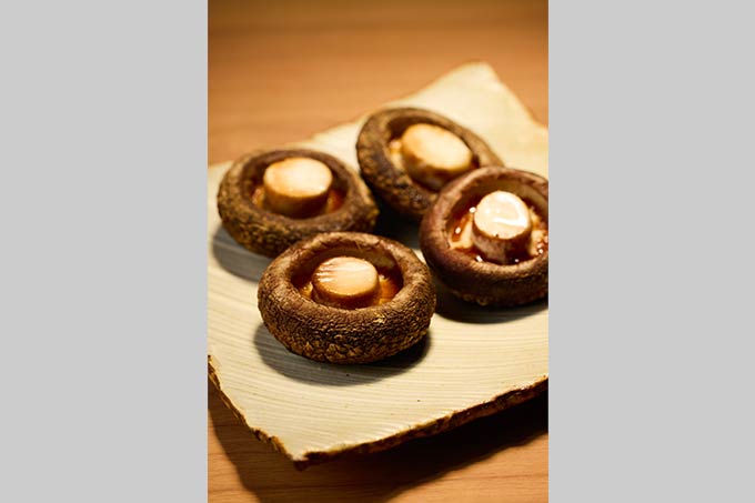 しいたけ（シズル写真）4